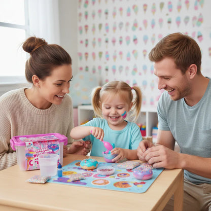 Set creativ SLIME, 19 piese | Petrecere cu înghețată