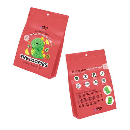 Set de croșetat pentru începători | Dinozaurul Oscar | Potrivit pentru 10+