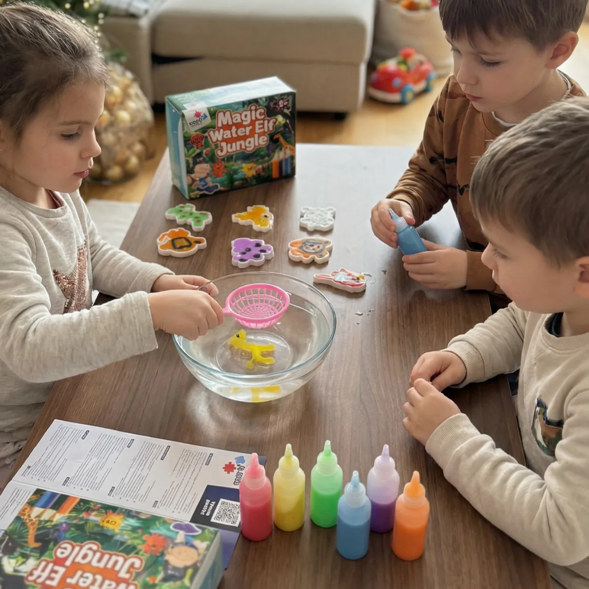 Zâne de Apă Magice | Junglă | 4, 8 sau 12 culori | pentru copii 3+