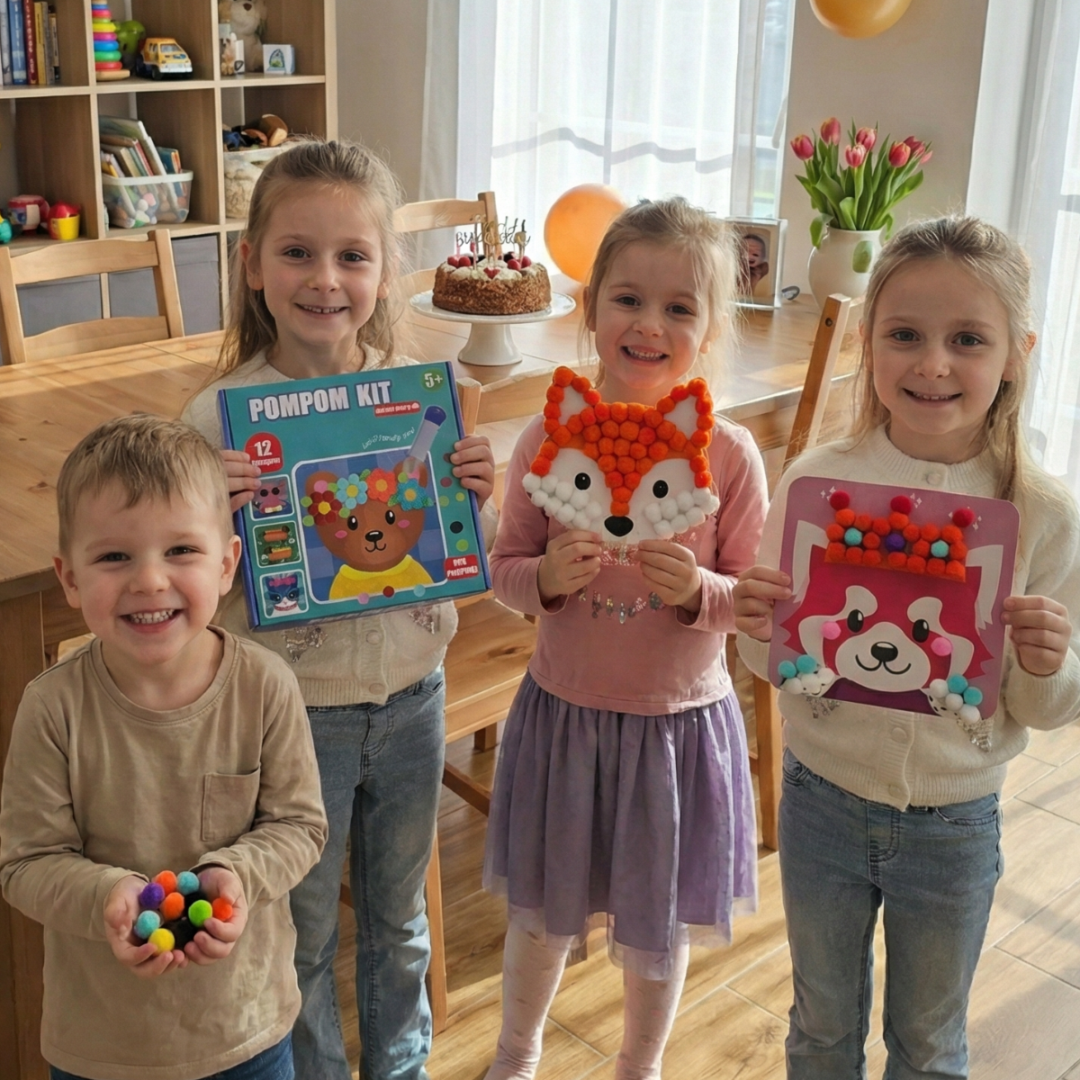 PACHET TOPSELLER: Magic Water Squishies & Pom Pom Kit