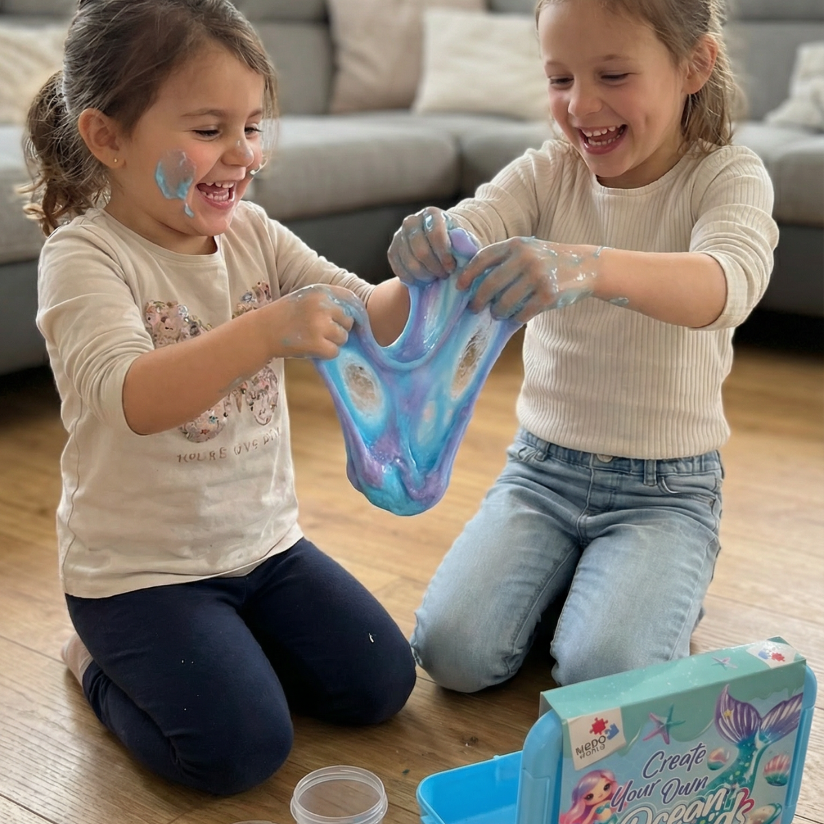 Ocean Mermaids Slime Kit | Joc senzorial STEM | pentru copii 4+