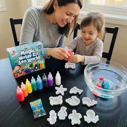 Zâne de Apă Magice | Lumea Subacvatică | 4, 8 sau 12 culori | pentru copii 2+