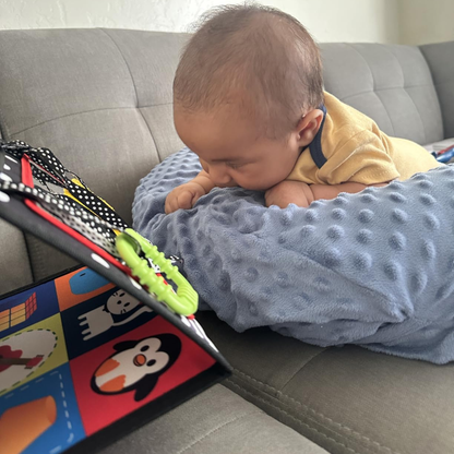 Jucărie senzorială pentru joaca pe burtică cu claxon | 0–12 luni