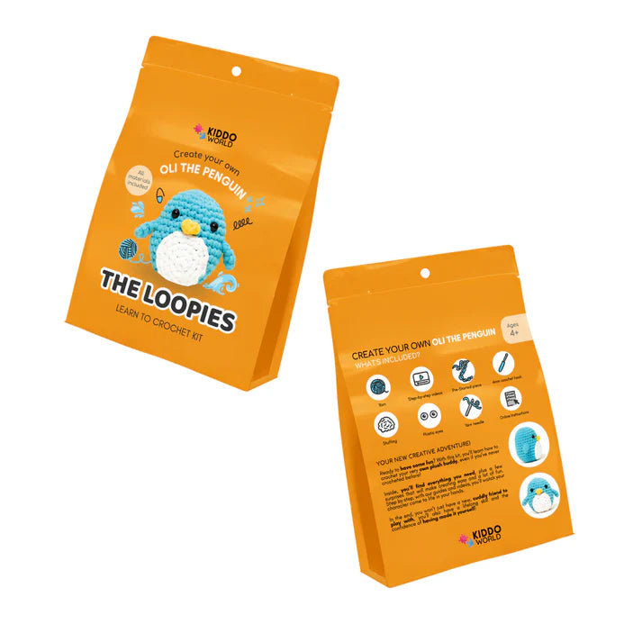 Set de croșetat pentru începători | Pinguinul Oli