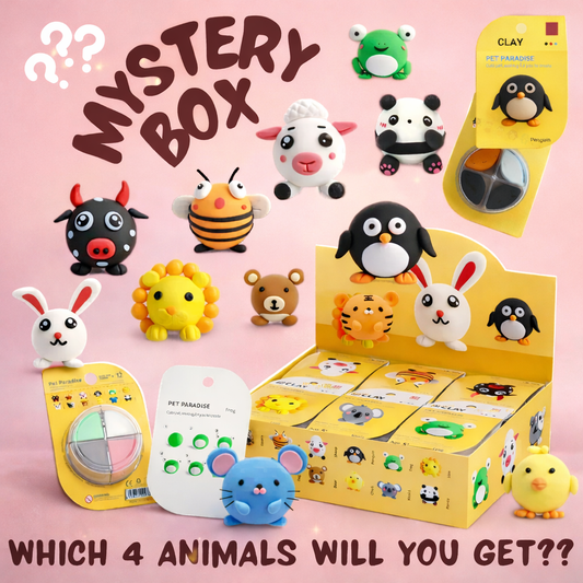 "Lumea animăluțelor" Air Clay – pastă de modelat moale, uscare la aer, fără fărâmițare (3+)