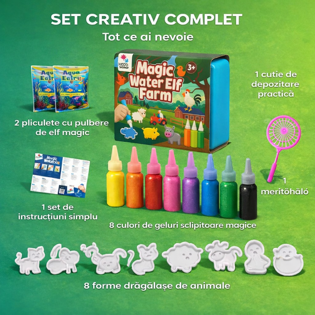 Animăluțe magice din apă – Ferma (3+ ani)