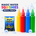 Refill Pack – Rezervă 4 culori + 1 praf magic (Compatibil cu toate seturile, 3+ ani)
