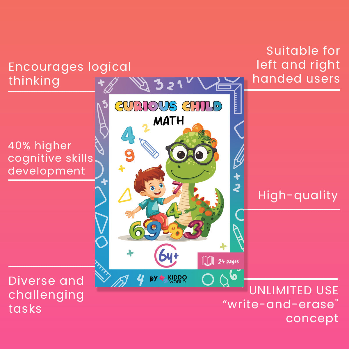 Caiet de matematică pentru copilul curios (peste 6 ani)