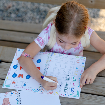 Caiet de lucru pentru matematică Curious Child (6+ ani)