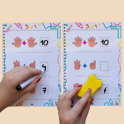 Caiet de lucru pentru matematică Curious Child (6+ ani)