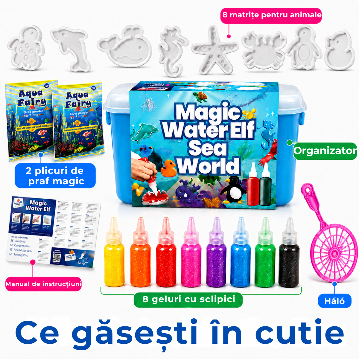 Animăluțe magice din apă – Ocean (3+ ani)