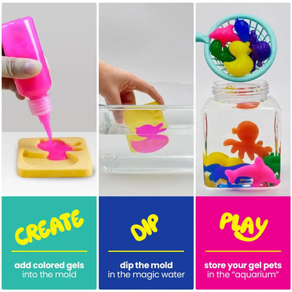 Zâne de Apă Magice | Lumea Subacvatică | 4, 8 sau 12 culori | pentru copii 2+