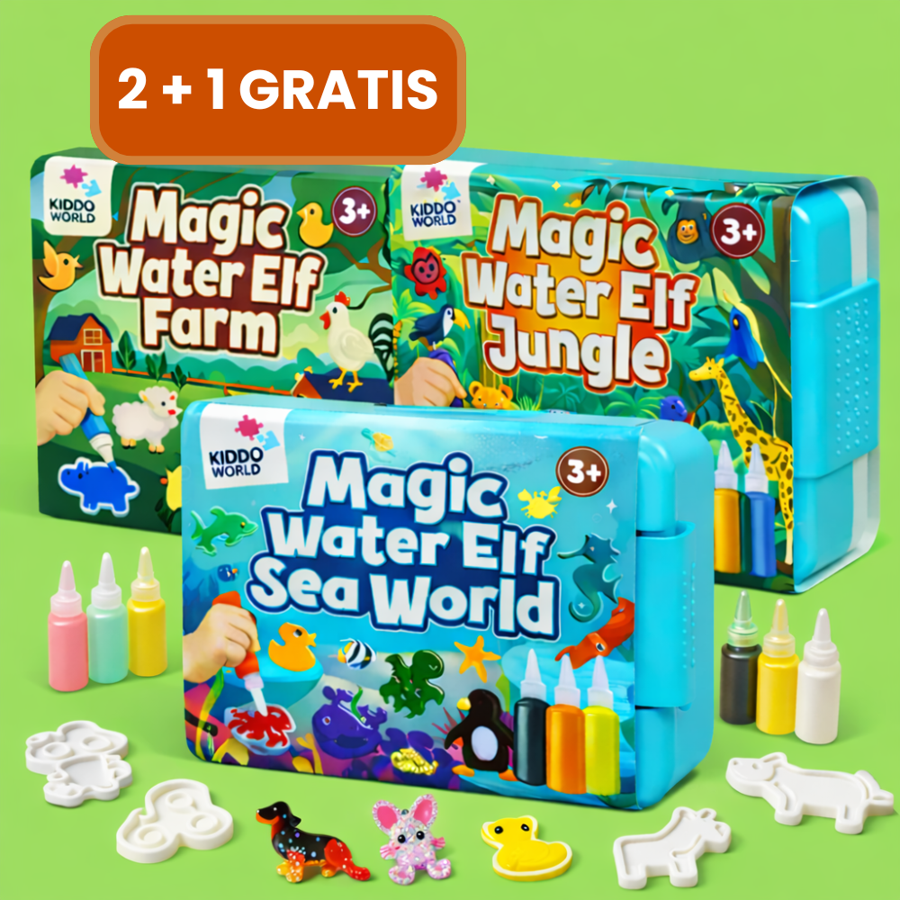 Animăluțe magice din apă – Mega set 3 în 1 | Ocean, junglă și fermă (3+ ani)