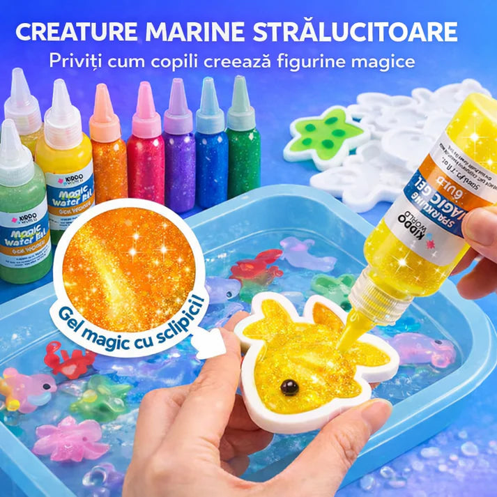 Spiridușii magici de apă, Lumea Mării, 8 Culori și 8 Matrițe