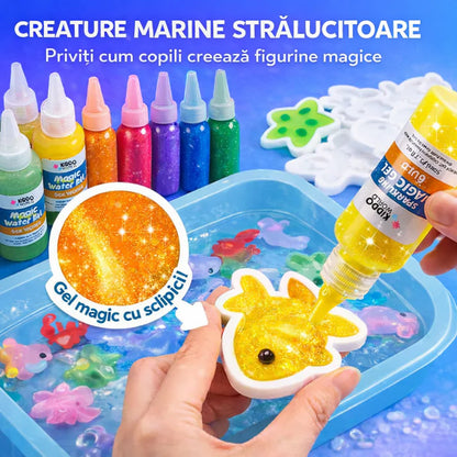 Spiridușii magici de apă, Lumea Mării, 8 Culori și 8 Matrițe