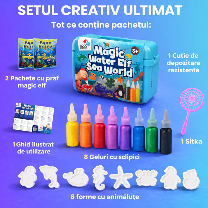 Spiridușii magici de apă, Lumea Mării, 8 Culori și 8 Matrițe