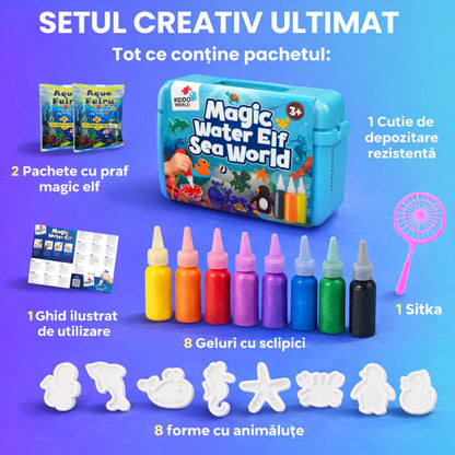 Spiridușii magici de apă, Lumea Mării, 8 Culori și 8 Matrițe