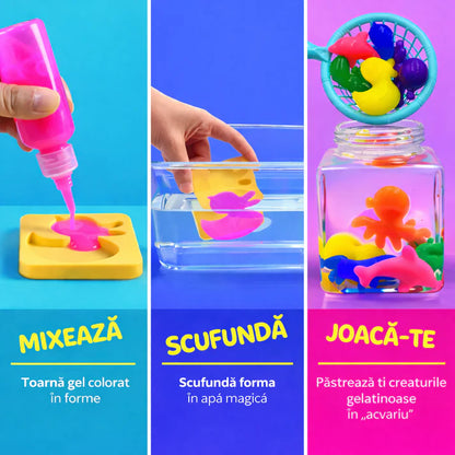 Spiridușii magici de apă, Lumea Mării, 8 Culori și 8 Matrițe