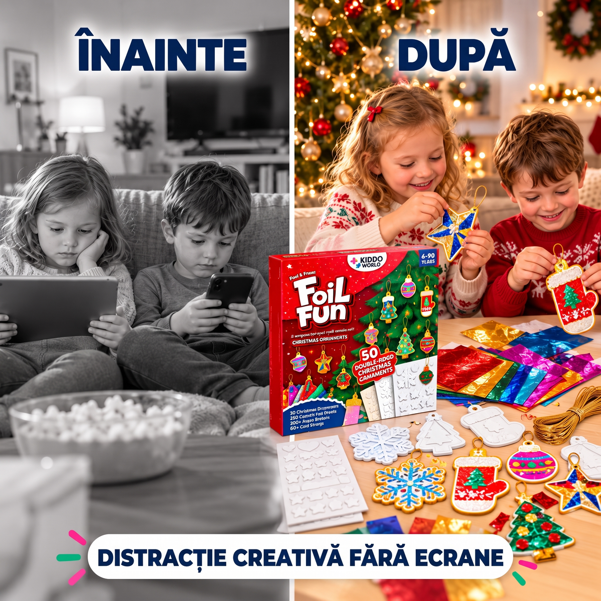 Foil Fun – ornamente de Crăciun strălucitoare, imaginea 5