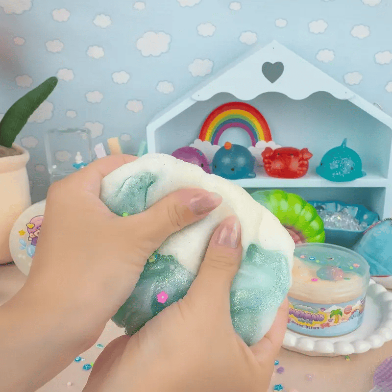 Ocean Mermaids Slime Kit | Joc senzorial STEM | pentru copii 4+