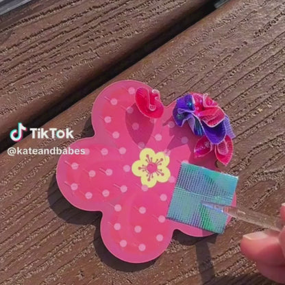 Apasă și creează – Set creativ magic pentru realizarea florilor (4–9 ani)