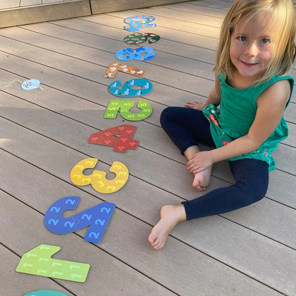 Puzzle Montessori cu numere