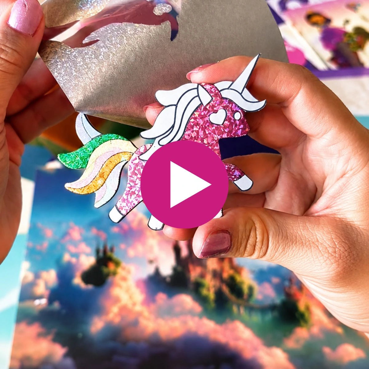Foil Fun: Unicorni și prințese – imagini strălucitoare de basm, fără murdărie! (4+ ani)